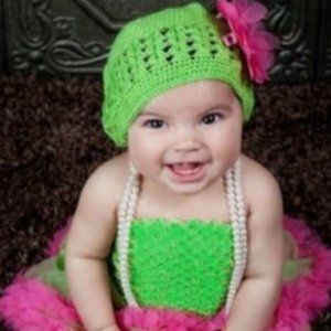 Girls Infant And Toddler Stretchy Crochet TubTop